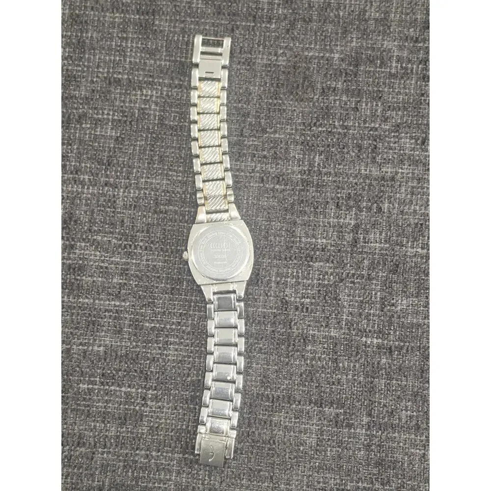Ecclissi 33035 Sterling Silver 925 Two Tone Reversible Link Swivel Watch